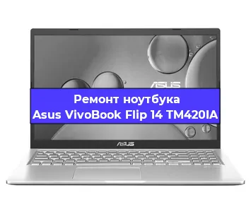 Чистка от пыли и замена термопасты на ноутбуке Asus VivoBook Flip 14 TM420IA в Воронеже